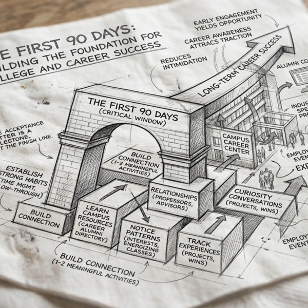 Guest Post! Beyond the Acceptance Letter: Why the First 90 Days of College Matter for Long-Term Career Success